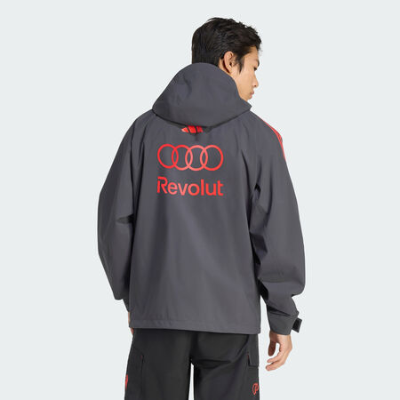 ADIDAS PERFORMANCE VESTE DE PLUIE AUDI REVOLUT F1 TEAM MECHANICS Utility Black / Hi-Res Red HOMME