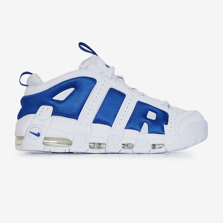NIKE AIR MORE UPTEMPO LOW BLANC/BLEU HOMME