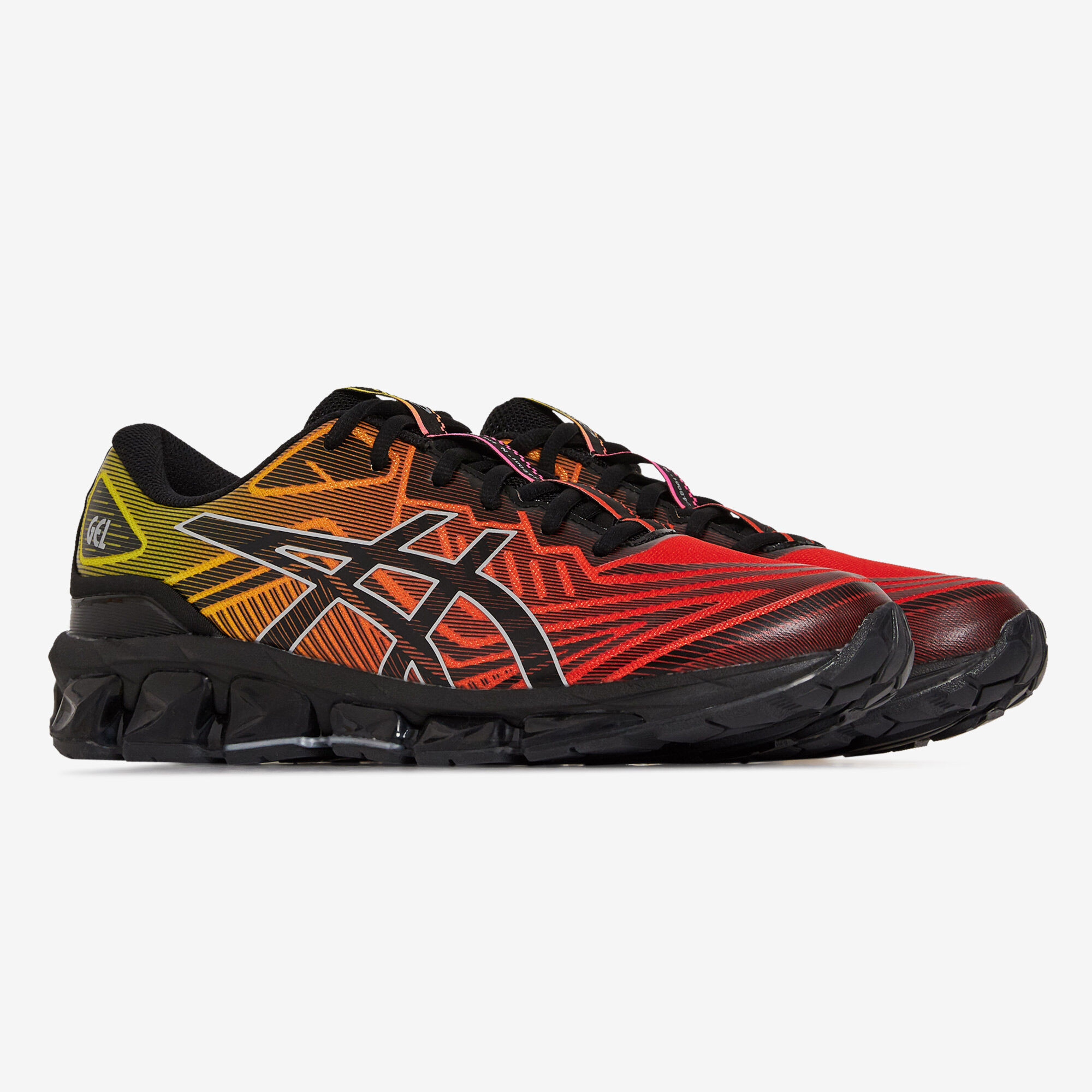 ASICS GEL QUANTUM 360 VII BLACK RED SNEAKERS MEN Courir