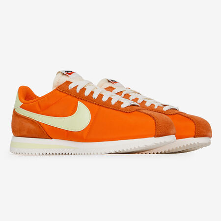 NIKE cortez CORTEZ NYLON ORANGE/JAUNE FEMME