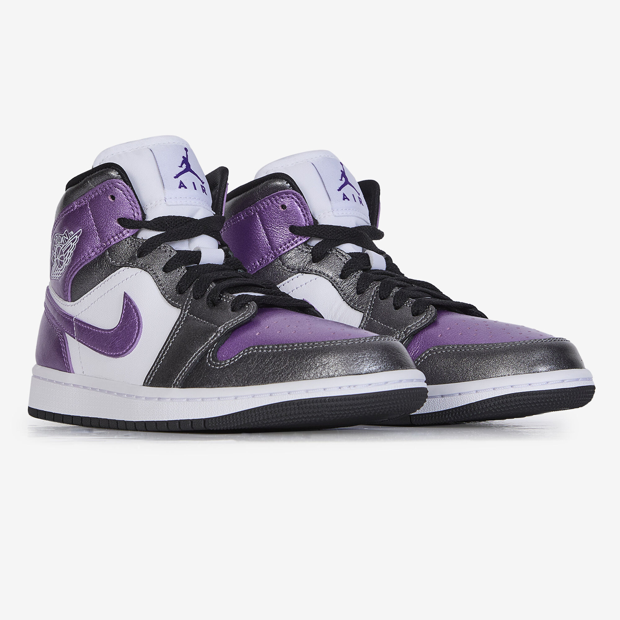 Air Jordan 1 Mid Se  Blanc/violet