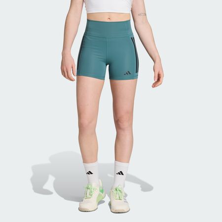 ADIDAS PERFORMANCE Legging coupe 1/4 3 bandes Optime Preloved Teal FEMME