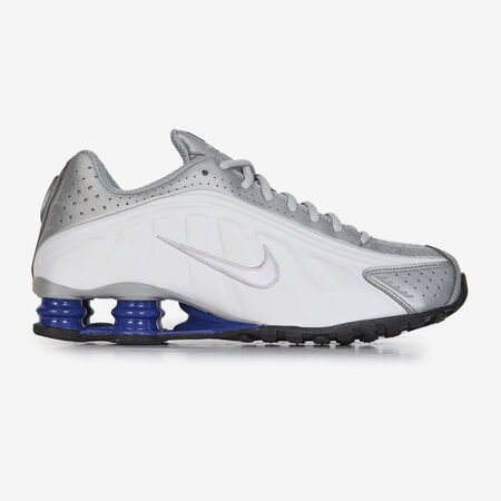 NIKE shox SHOX R4 WHITE/SILVER MEN
