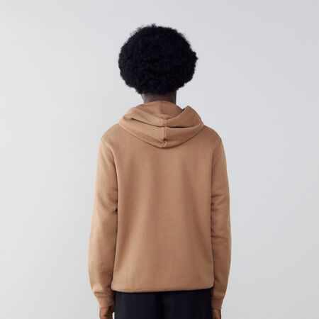 CONVERSE HOODIE EMBROIDERED STAR BROWN/WHITE MEN