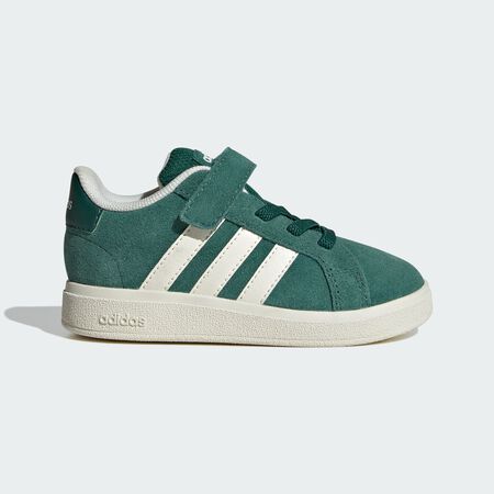 Chaussure Grand Court 2.0 Enfants : Collegiate Green / Off White / Core Black