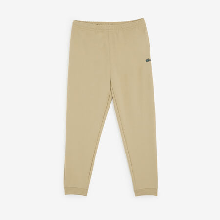 LACOSTE PANT JOGGER CLASSIC LOGO SL BEIGE/VERT HOMME