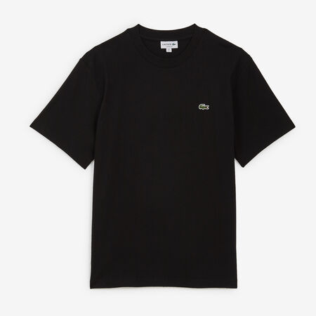 LACOSTE TEE SHIRT CLASSIC SMALL LOGO NOIR HOMME