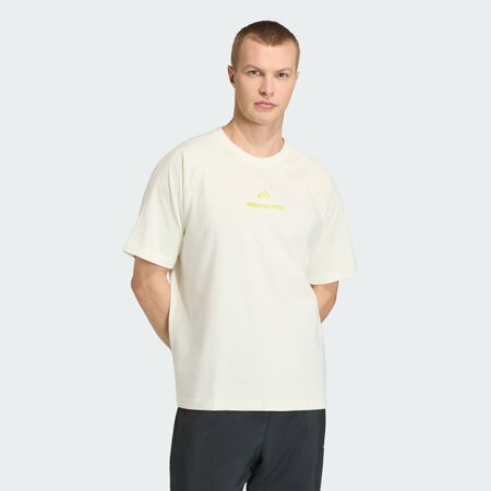ADIDAS PERFORMANCE AMG WASHED T-SHIRT Off White MEN