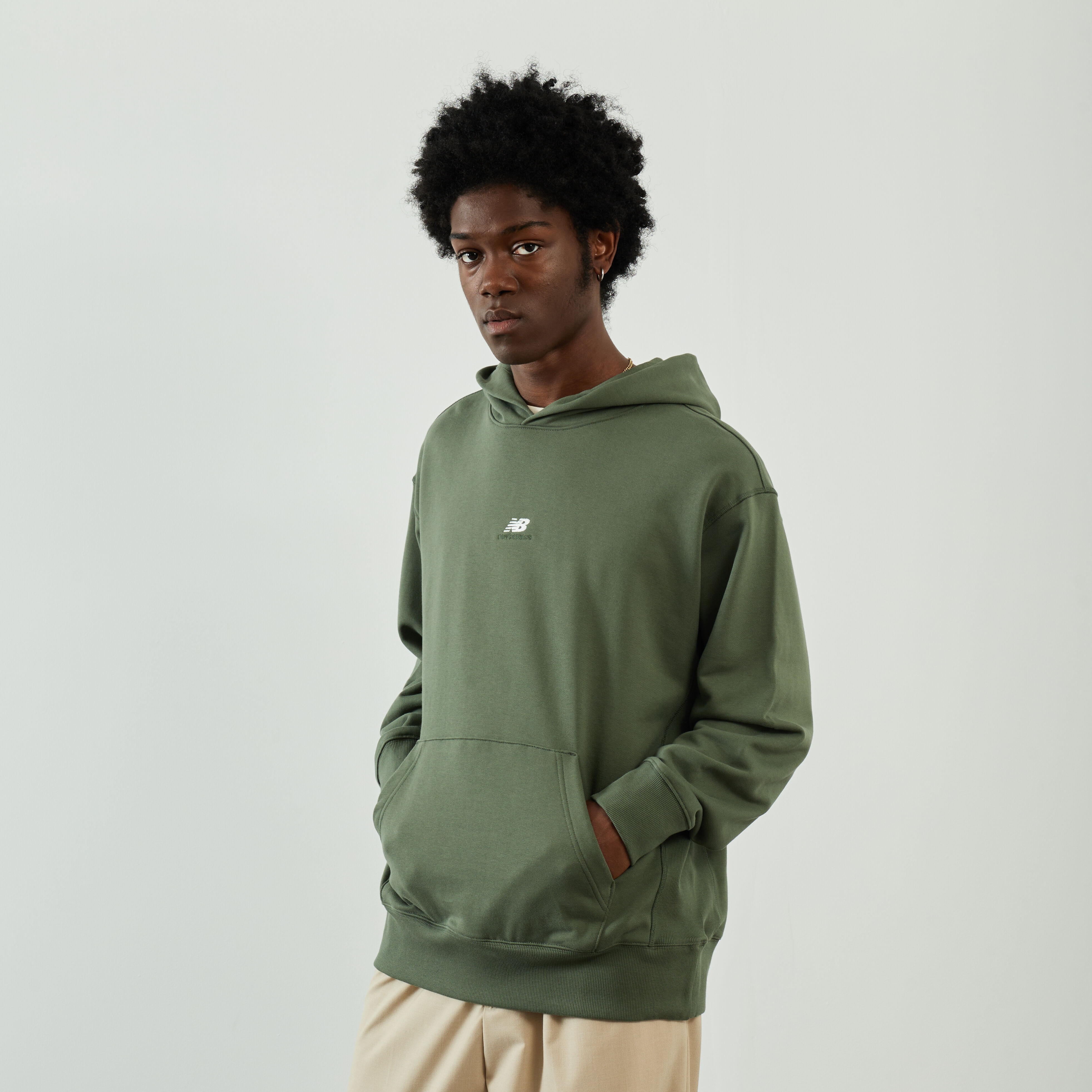 NEW BALANCE HOODIE ATHLETIC 90 S KAKI SWEAT HOMME Courir