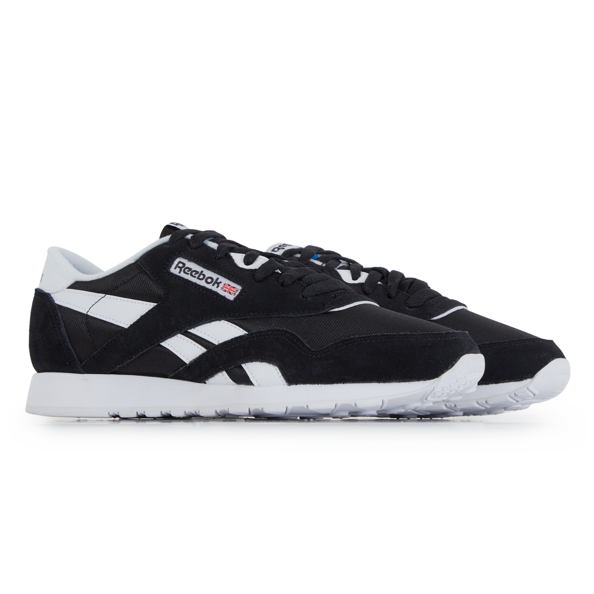 reebok classic nylon black black