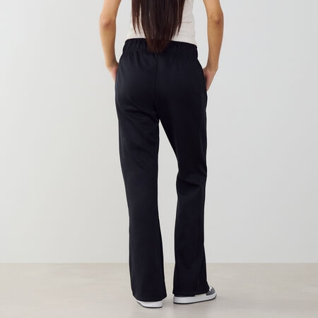 NIKE PANT JOGGER WIDE LEG POLY KNIT BLACK WOMEN