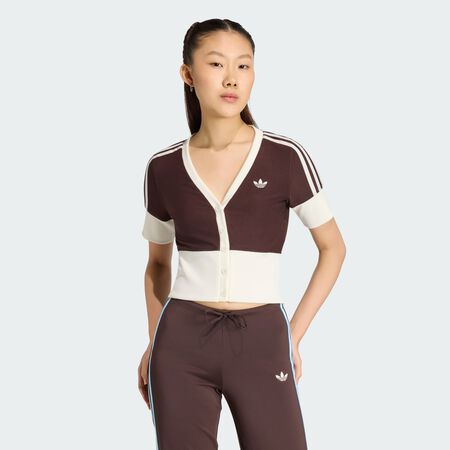 T-SHIRT &Agrave; COL EN V AVEC BOUTONS : Aurora Coffee