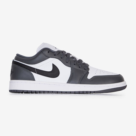 JORDAN 1 LOW : BLANC/GRIS
