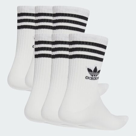 ADIDAS ORIGINALS Chaussettes 3 bandes (6 paires) White MIXTE