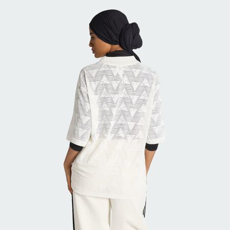 ADIDAS ORIGINALS MAILLOT DE FOOTBALL LACE Cloud White FEMME