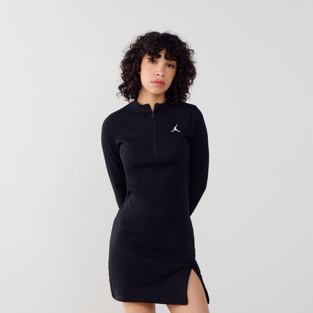 JORDAN DRESS KNIT BLACK/WHITE WOMEN