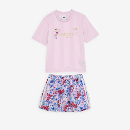 ADIDAS ORIGINALS TEE SET LIBERTY PINK/MULTICOLOURED TODDLERS
