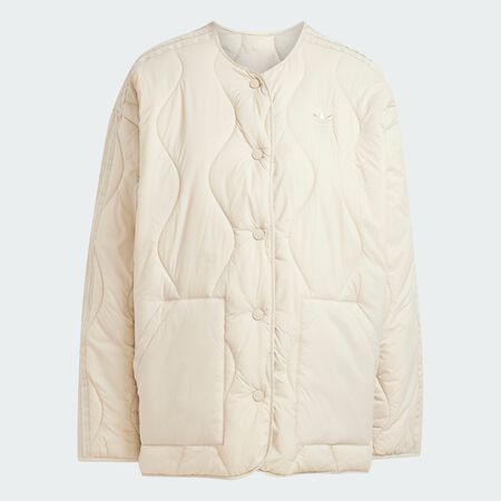 ADIDAS ORIGINALS Fashion Quilted Liner Jacket Wonder Beige WOMEN