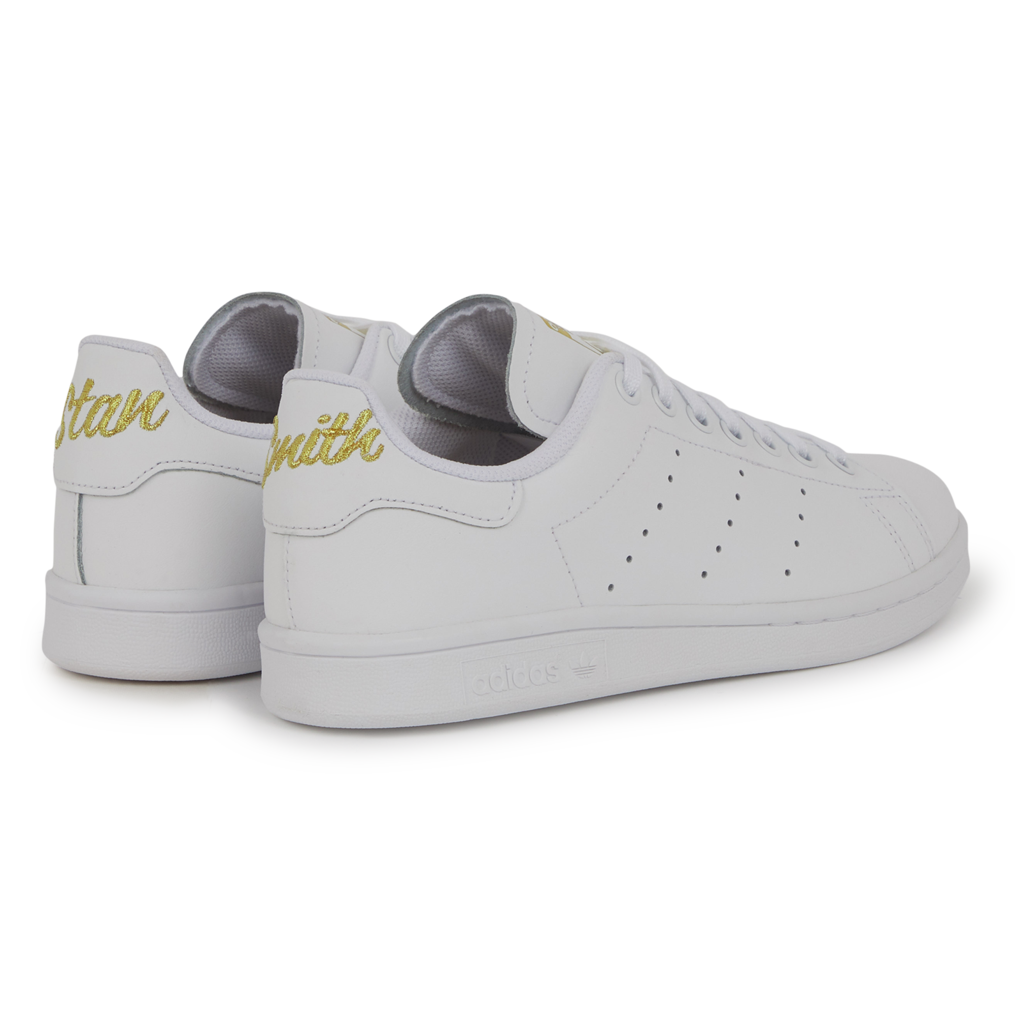 stan smith femme blanc or