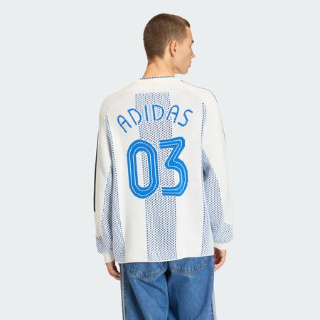 ADIDAS ORIGINALS ADICOLOR BLOKECORE LONGSLEEVES LIGHT WEIGHT PULLOVER UNISEX White UNISEX