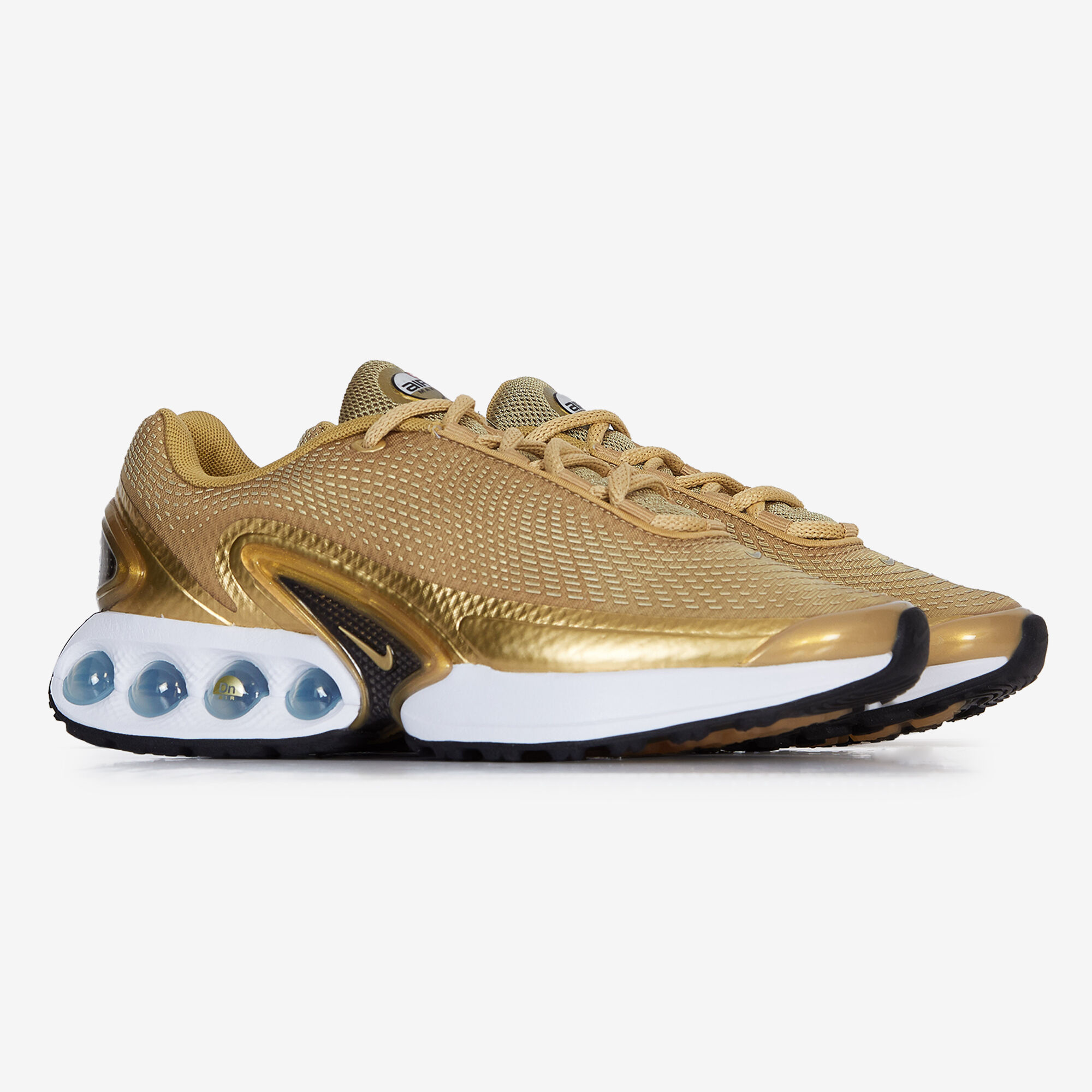 NIKE AIR MAX DN SNEAKERS FEMME OR LACETS Courir