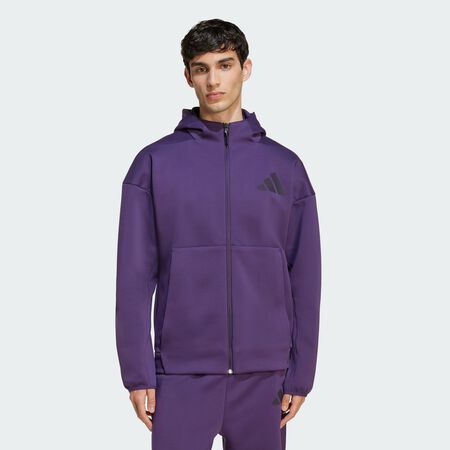Z.N.E. Full-Zip Hooded Track Jacket : Aurora Plum