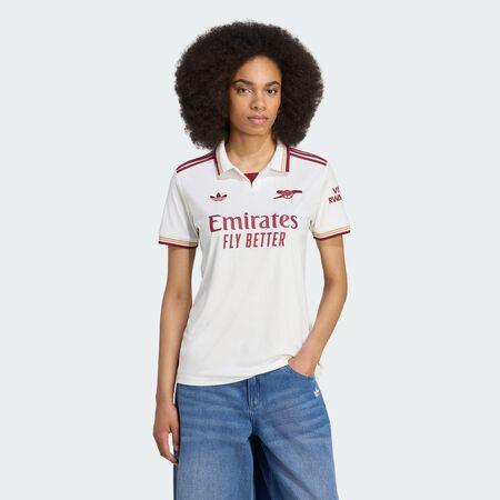 ADIDAS PERFORMANCE Arsenal 25/26 Third Jersey Cloud White / Team Coll Burgundy 2 WOMEN