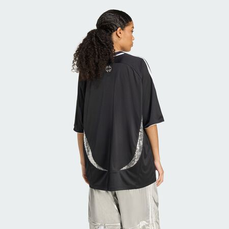 ADIDAS ORIGINALS Adilenium Season 4 Teamgeist Oversized Jersey Black WOMEN