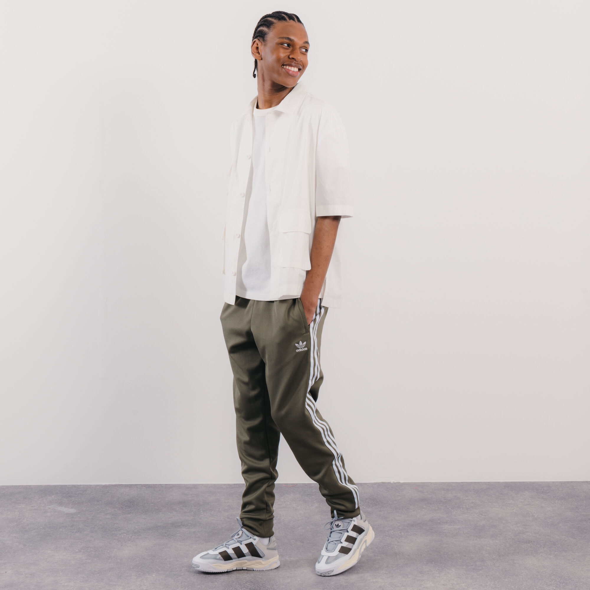 Adidas bb track cheap pants trace green