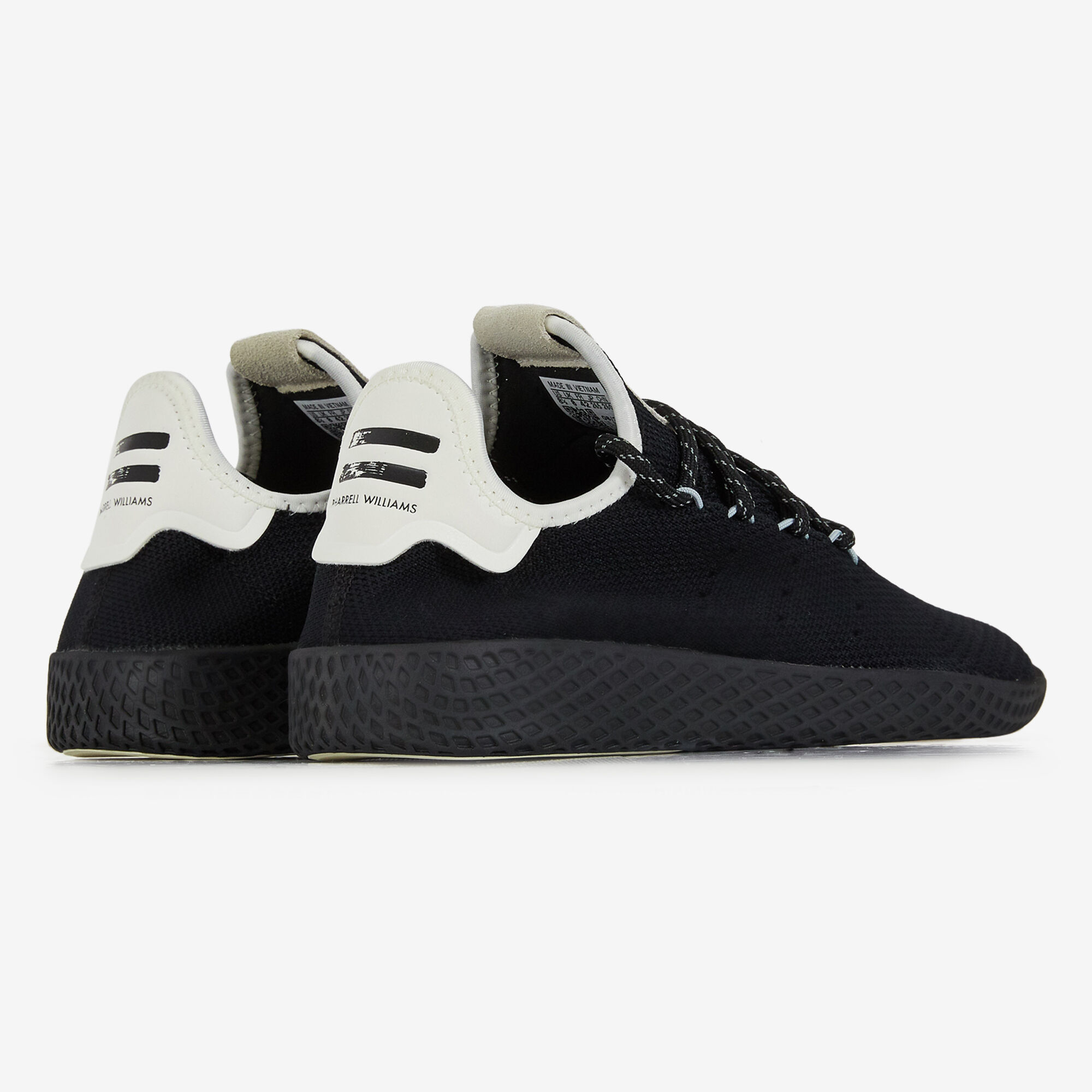 ADIDAS ORIGINALS TENNIS HU X PHARRELL NOIR SNEAKERS HOMME
