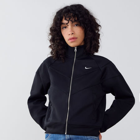NIKE JACKET TRACKSUIT POLY KNIT NOIR/BLANC FEMME
