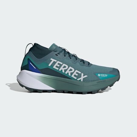 Chaussure de trail running Terrex Agravic GTX : Preloved Teal / Cloud White / Semi Lucid Blue
