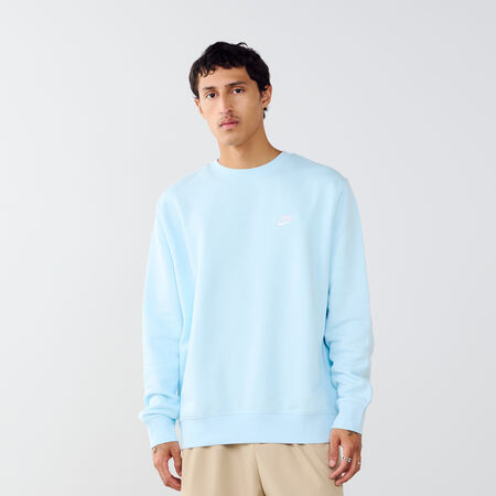 NIKE SWEAT CREW CLUB BLUE/WHITE MEN