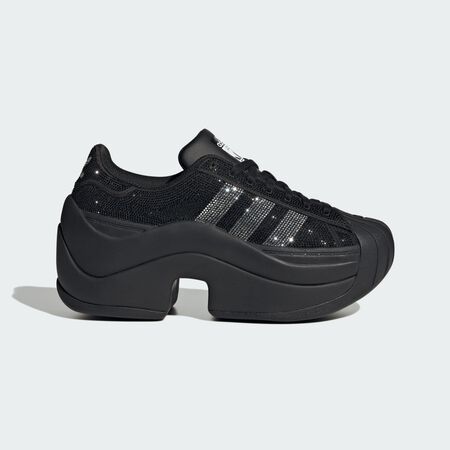 ADIDAS ORIGINALS CHAUSSURE SUPERSTAR BOLD Core Black / Silver Metallic / Cloud White FEMME