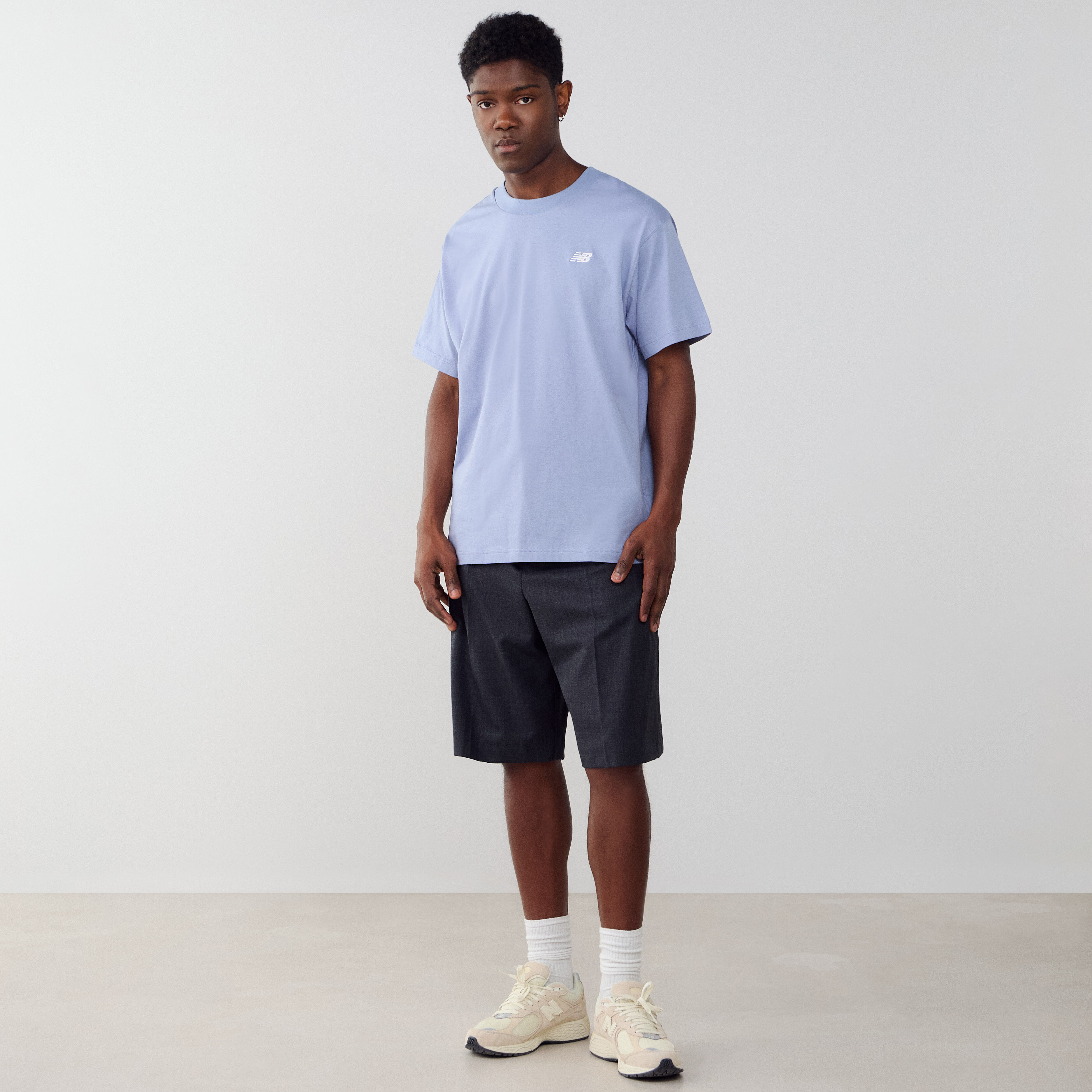 Tee Shirt Small Logo  Bleu/blanc