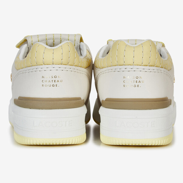 LACOSTE LINEFIELD X MCR SNEAKERS HOMME BEIGE/JAUNE LACETS
