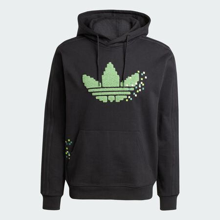 ADIDAS ORIGINALS adidas Originals x Minecraft Graphic Hoodie Black UNISEX