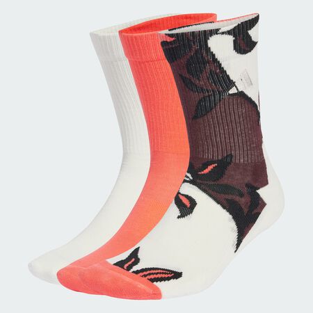 ADIDAS ORIGINALS Mercedes - AMG Petronas Formula One Team Summer Pack Socks 3 Pack Multicolor / Turbo / Off White UNISEX