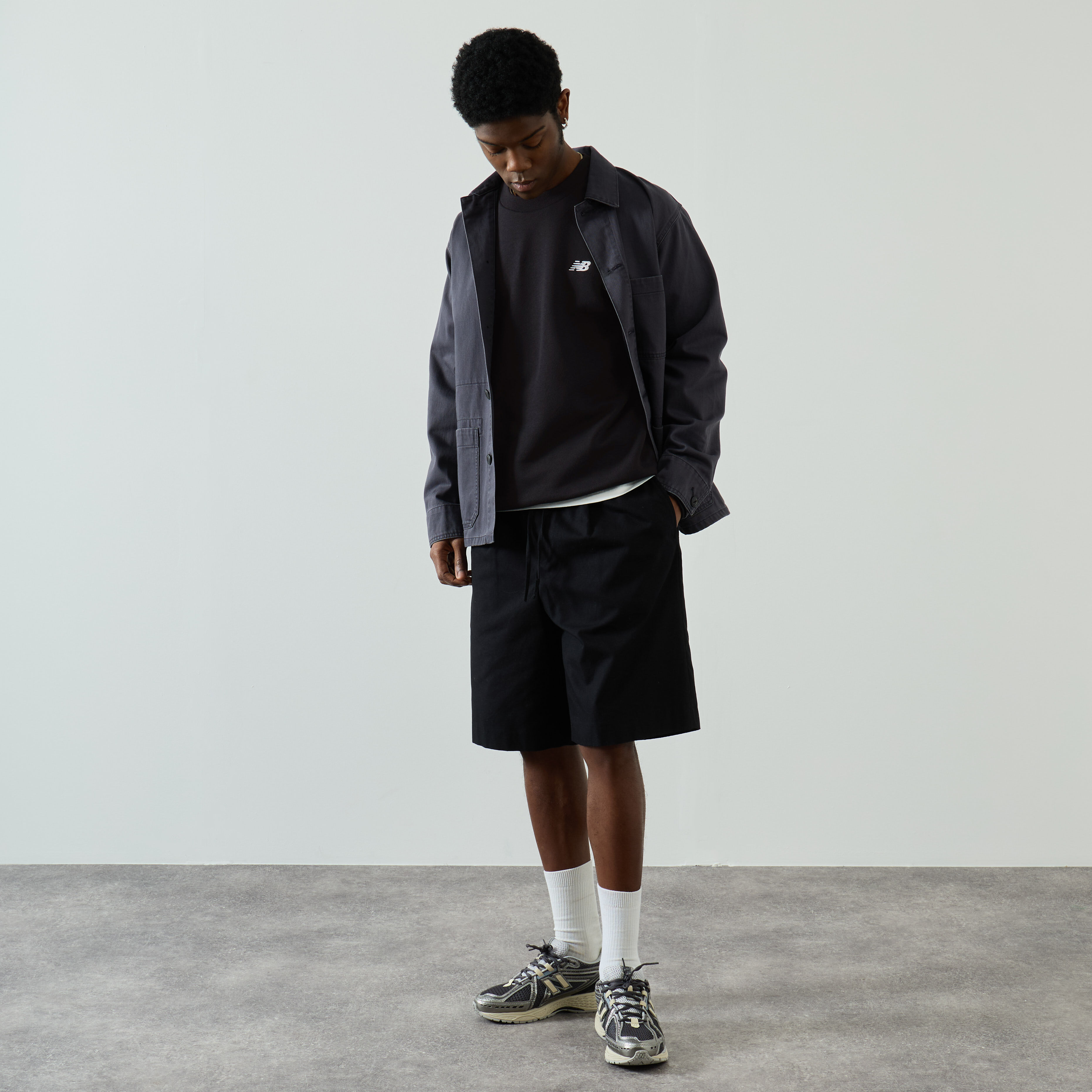 Sweat shirt New Balance SMALL LOGO CREW EU - vue 7