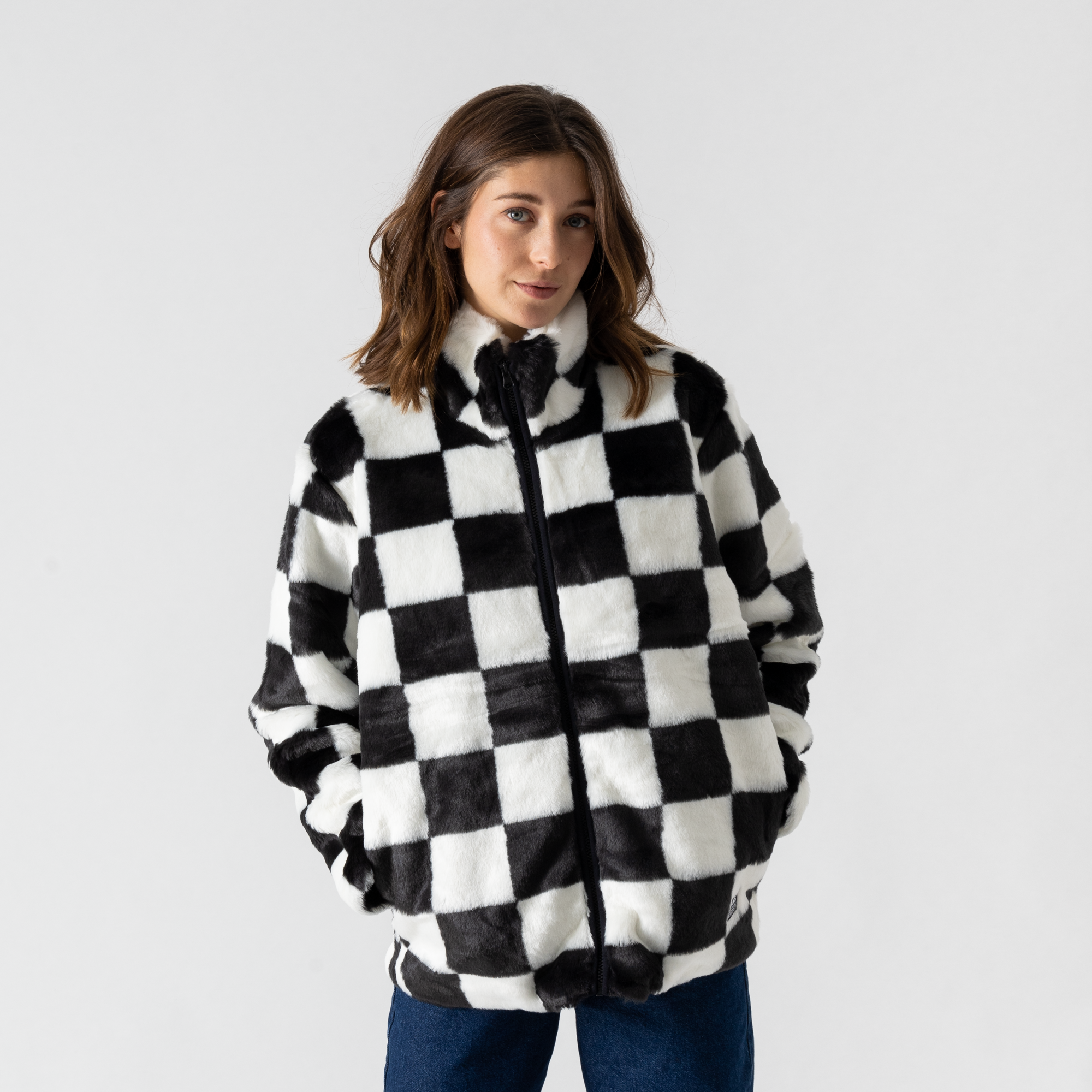 vans jacket checkered