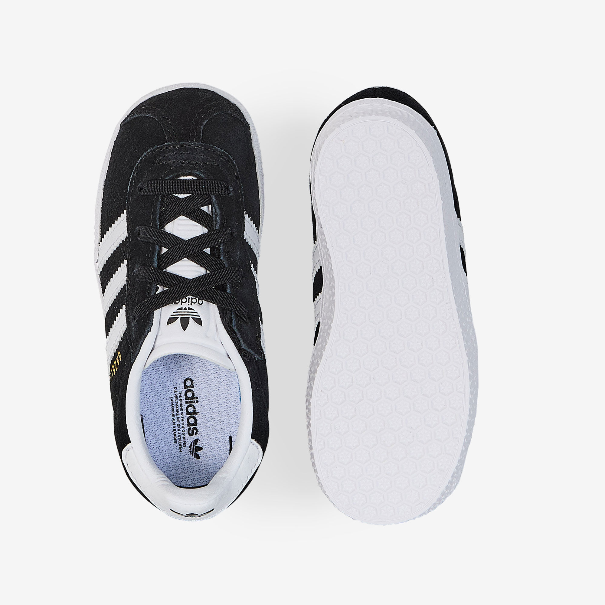 ADIDAS ORIGINALS GAZELLE BLACK/WHITE - SNEAKERS KIDS