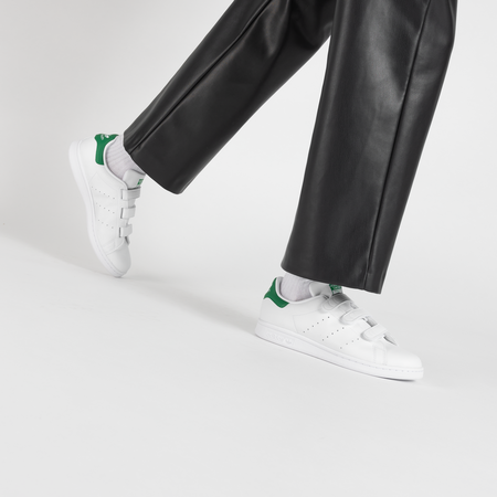 ADIDAS ORIGINALS STAN SMITH CF WHITE GREEN SNEAKERS WOMEN Courir