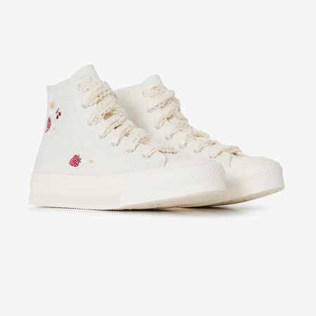 CONVERSE chuck taylor all star CHUCK TAYLOR EVA LIFT HI SUMMER BLANC/MULTICOLORE JUNIOR