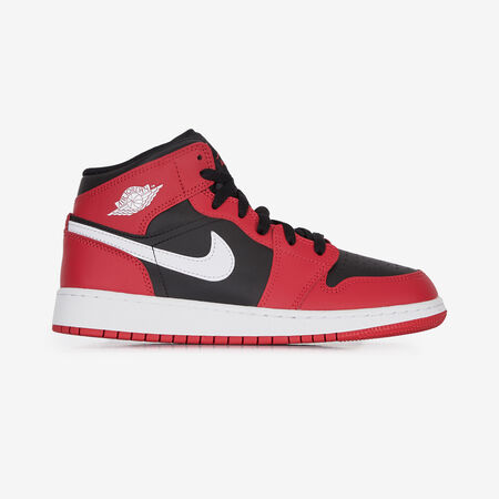 JORDAN air jordan 1 AIR JORDAN 1 MID BLACK/RED JUNIOR