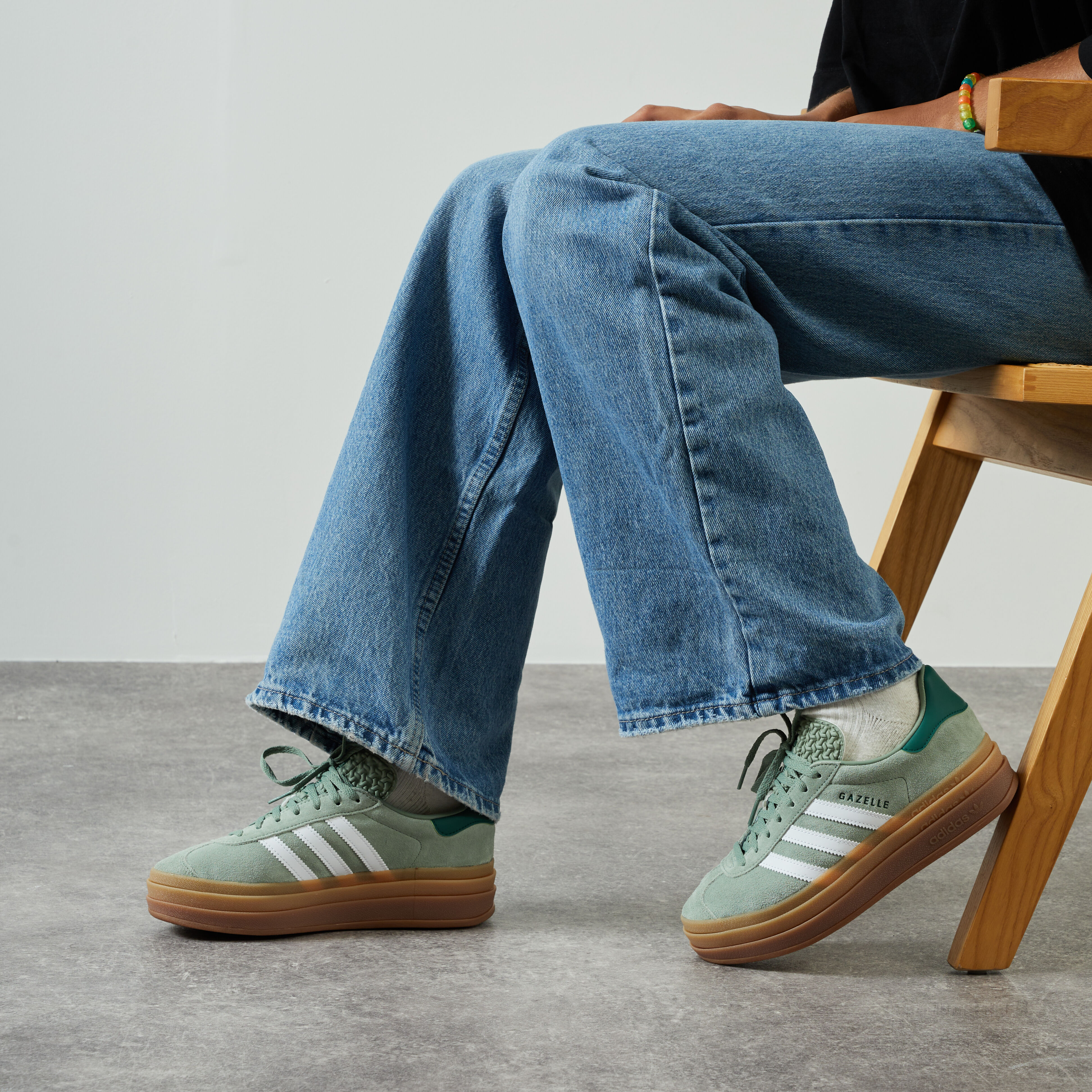 ADIDAS ORIGINALS GAZELLE BOLD VERT SNEAKERS FEMME Courir