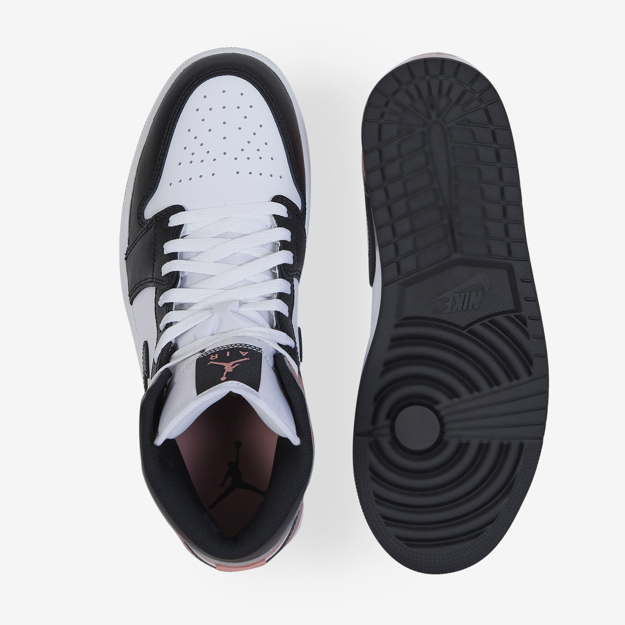 Air Jordan 1 Mid  Blanc/rose