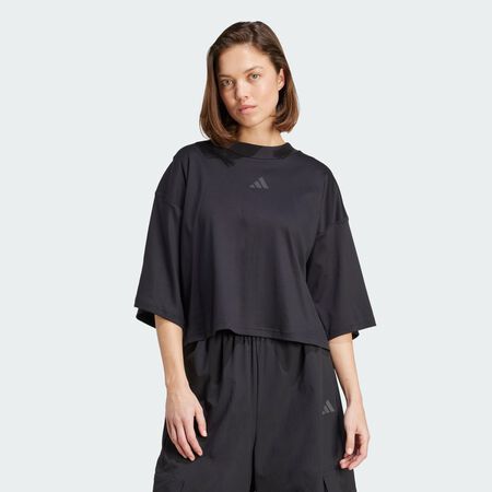 ADIDAS SPORTSWEAR City Escape Loose Tee Black WOMEN