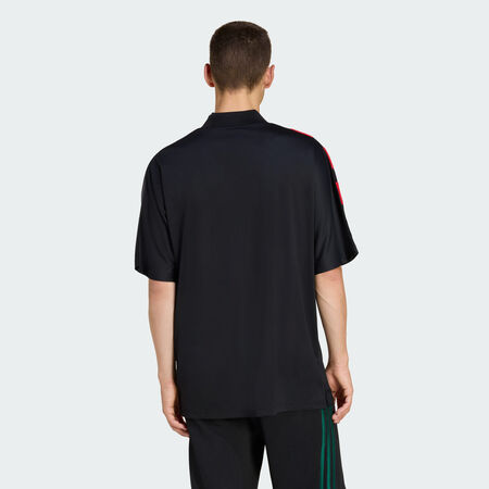 ADIDAS ORIGINALS MAILLOT ADICOLOR BLOCKED Black / Better Scarlet HOMME