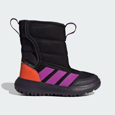 ADIDAS ORIGINALS Winterplay Shoes Kids Core Black / Purple Burst / Impact Orange TODDLERS