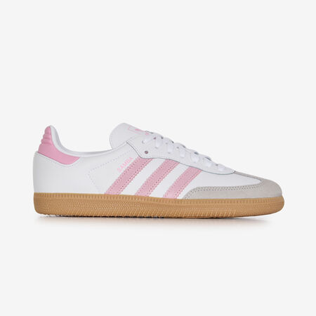 ADIDAS ORIGINALS samba SAMBA OG BLANC/ROSE JUNIOR